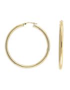 Lord & Taylor 14k Yellow Gold Polished Hoop Earrings