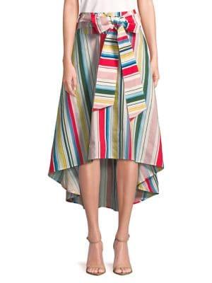 Vero Moda Tie-front High-low Skirt