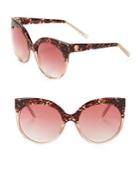 Vince Camuto 65mm Oversized Round Sunglasses