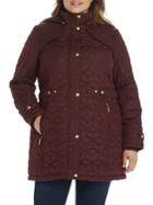 Weatherproof Plus Hooded Quilted Walker Coat