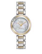 Citizen Carina Diamonds And Two-toned Stainless Steel Watch, Em0464-59d