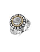 Effy 925 Sterling Silver And 18k Yellow Gold Ring