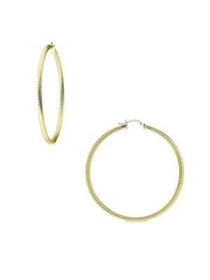 Lord & Taylor Classic Round Hoop Earrings