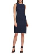 Donna Karan Sleeveless Lace Sheath Dress