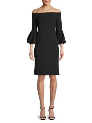 Eliza J Off-the-shoulder Bubble Sleeve Dress