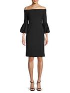 Eliza J Off-the-shoulder Bubble Sleeve Dress