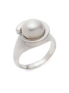 Carolee Essentials 3 9-10mm Freshwater Pearl Ring