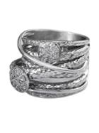 Effy Diamond & Sterling Silver Wrap Ring