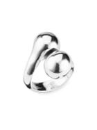 Uno De 50 Bypass Silverplated Ring