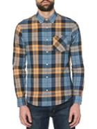 Original Penguin Jaspe Roadmap Plaid Button-down Stretch Shirt