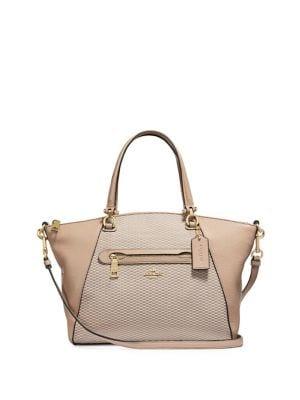 Coach Prairie Legacy Jacquard Satchel