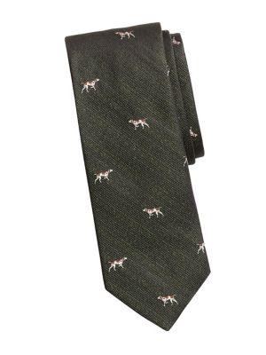 Brooks Brothers Hound Silk Tie