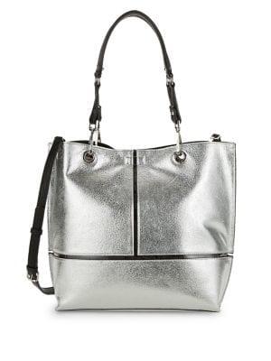 Calvin Klein Somona Studded Leather Tote