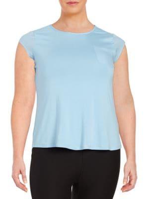 Calvin Klein Plus Plus Cap-sleeve Tee