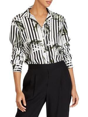 Lauren Ralph Lauren Tropical Stripe Shirt