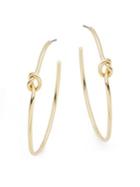 Design Lab Lord & Taylor Knotted Hoop Earrings, 2 In