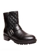 Steve Madden Rivalree Quilted Leather Mid-calf Boots