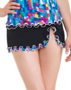 Profile By Gottex Printed Split Skirt