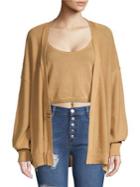 Free People 2-piece Weekend Breeze Top & Cardigan Set