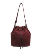 Chinese Laundry Ally Suede Bucket Crossbody Bag