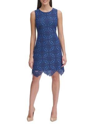 Tommy Hilfiger Medalliion Lace Shift Dress