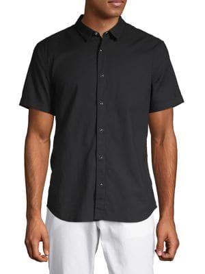 John Varvatos Star U.s.a. Short-sleeve Button-front Shirt