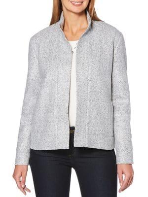 Rafaella Petites Petite Boucel Tweed Jacket