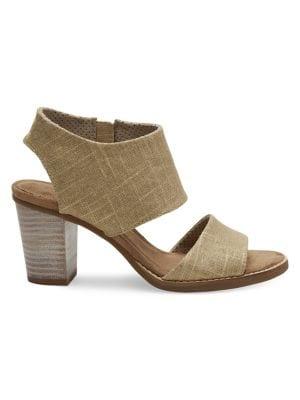 Toms Majorca Metallic Cut-out Sandals