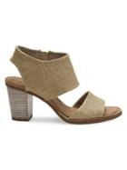 Toms Majorca Metallic Cut-out Sandals