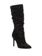 Jessica Simpson Lailee Glitter Stiletto Boots