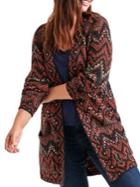 Lucky Brand Plus Plus Plus Long Ikat Cardigan