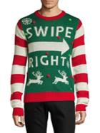 American Stitch Swipe Right Holiday Sweater