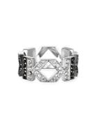 Karl Lagerfeld Double K Swarovski Crystal Ring