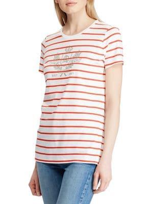 Lauren Ralph Lauren Studded-logo Tee