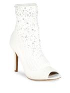 Charles By Charles David Beaded Stretch Knit Booties