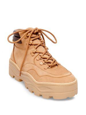 Steve Madden Rockie Leather Hiker Boots