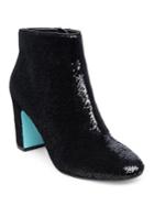 Betsey Johnson Blair Sequined Ankle Boots