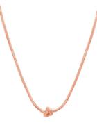 Lord & Taylor Knotted Rose Goldtone Necklace