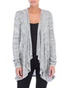 B Collection By Bobeau Space Dyed Knit Cardigan