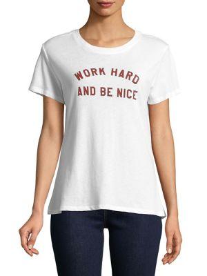 Suburban Riot Short-sleeve Work Hard Be Nice Graphic Tee