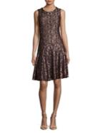 Tommy Hilfiger Lace Sleeveless Fit-and-flare Dress