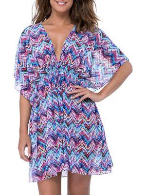 Profile By Gottex Fantasia Printed Mesh Tunic