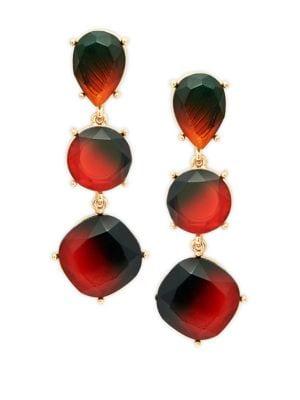 Design Lab Sterling Silver Triple Drop Earrings