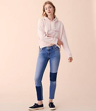 Lou & Grey Blocked Skinny Jeans