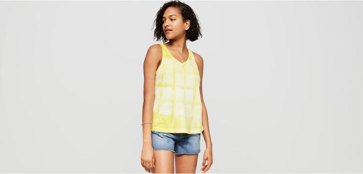 Lou & Grey Tie Dye Softserve Cotton Swing Tank