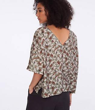 Lou & Grey Camo Pocket Top