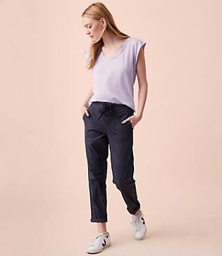 Lou & Grey Garment Dye Poplin Drawstring Pants