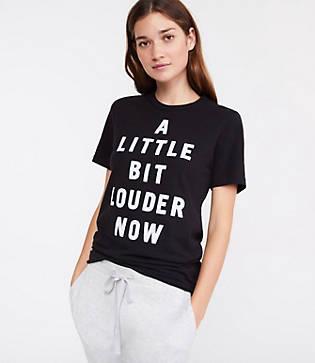 Lou & Grey Rosser Riddle A Little Bit Louder Now Tee