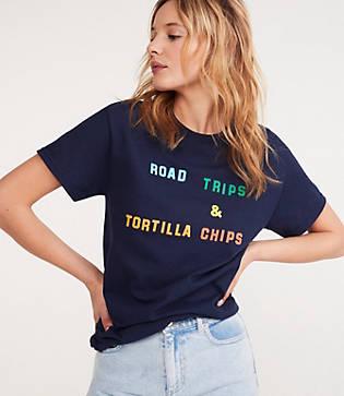Lou & Grey Katie Kimmel Road Trips & Tortilla Chips Tee
