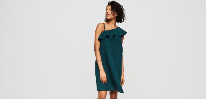 Lou & Grey One Shoulder Dress